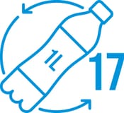 Nombre de bouteilles plastiques de 1 l utilisées pour fabriquer ce produit en polyester recyclé.